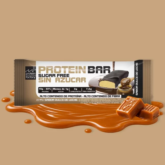 Protein Bar Sugar Free Dulce de Leche de Protein Factory