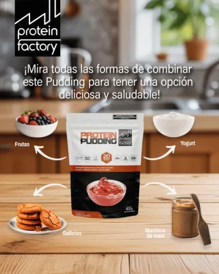 Mirá todas las formas de combinar este Pudding para tener una opción deliciosa y saludable.
¿Pensabas que el Protein Pudding de Protein Factory unicamente se comía solo? ¡Para nada! Al ser instantáneo y súper cremoso, es la base perfecta para armar diferentes postres y snacks saludables a lo largo de tu semana, sumando 20g de proteína pura sin azúcar agregada.
Te dejamos las mejores ideas para combinarlo en segundos:
🍎 Frutas: Frutillas frescas, arándanos o rodajas de banana para un toque fresco.
🍪 Galletas: Trocitos de galletitas integrales o de arroz sin azúcar para aportar crocante.
🍦 Yogurt: Una capa de yogur griego natural firme para crear un postre tipo "parfait".
🥜 Manteca de Maní (¡Idea Extra!): Un hilo por encima para lograr la combinación perfecta de chocolate y maní.
Contanos abajo: ¿Cuál va a ser tu primera combinación? 👇
🛒 Buscá tu Doypack en nuestra web: www.proteinfactory.com.ar